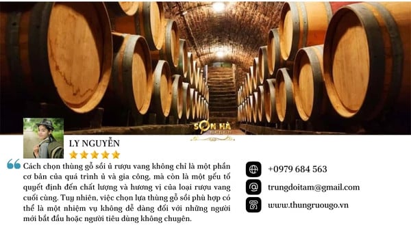 hướng dẫn cách chọn thùng gỗ sồi ủ rượu vang