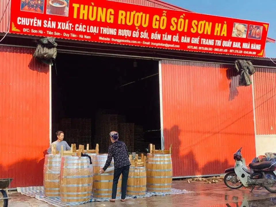 Địa chỉ mua thùng gỗ sồi tại Hà Nội uy tín cơ sở sản xuất thùng rượu gỗ sồi