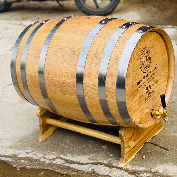 thùng rượu gỗ sồi nga 100 lít