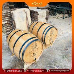 bán thùng rượu gỗ sồi cũ