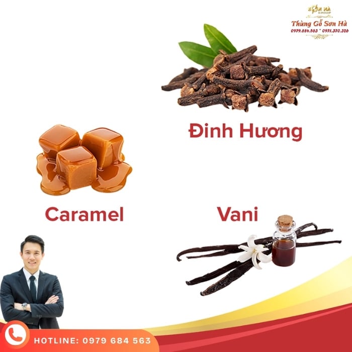 Lợi ích ủ rượu bằng thùng gỗ sồi: vani, caramel, khói, màu hổ phách