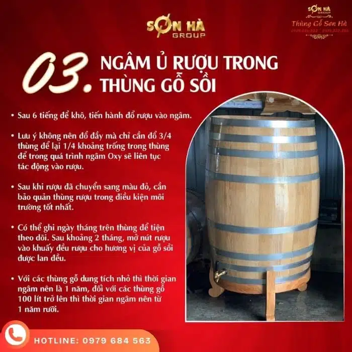 ngam u ruou thung ruou go soi