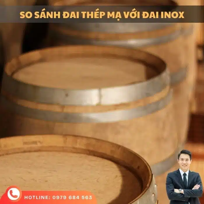 Giá thùng gỗ sồi 10L bao nhiêu tiền, tư vấn xuất xứ, đai inox, bảo hành so sánh đai thép mạ và đai inox thùng gỗ sồi 10l – giá thùng gỗ sồi 10l bao nhiêu tiền