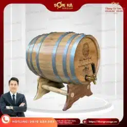 Thùng gỗ sồi 50 lít thùng rượu gỗ sồi pháp 50 lít – phù hợp quán bar nhỏ, ủ trung hạn