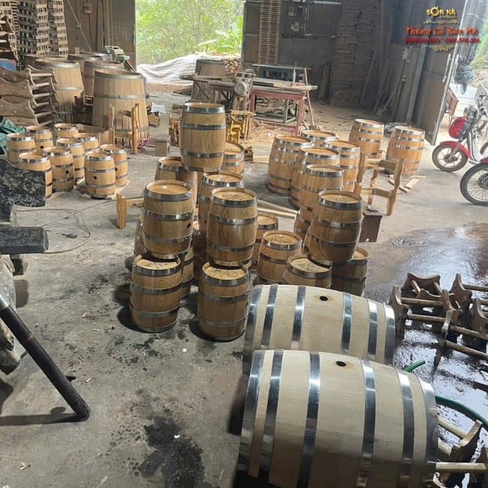 Chuyên cung cấp phụ kiện thùng gỗ sồi vòi crom, thùng gỗ sồi đai inox, van thùng gỗ sồi